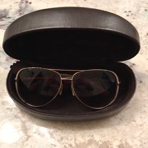 Michael Kors aviators sunglasses nude